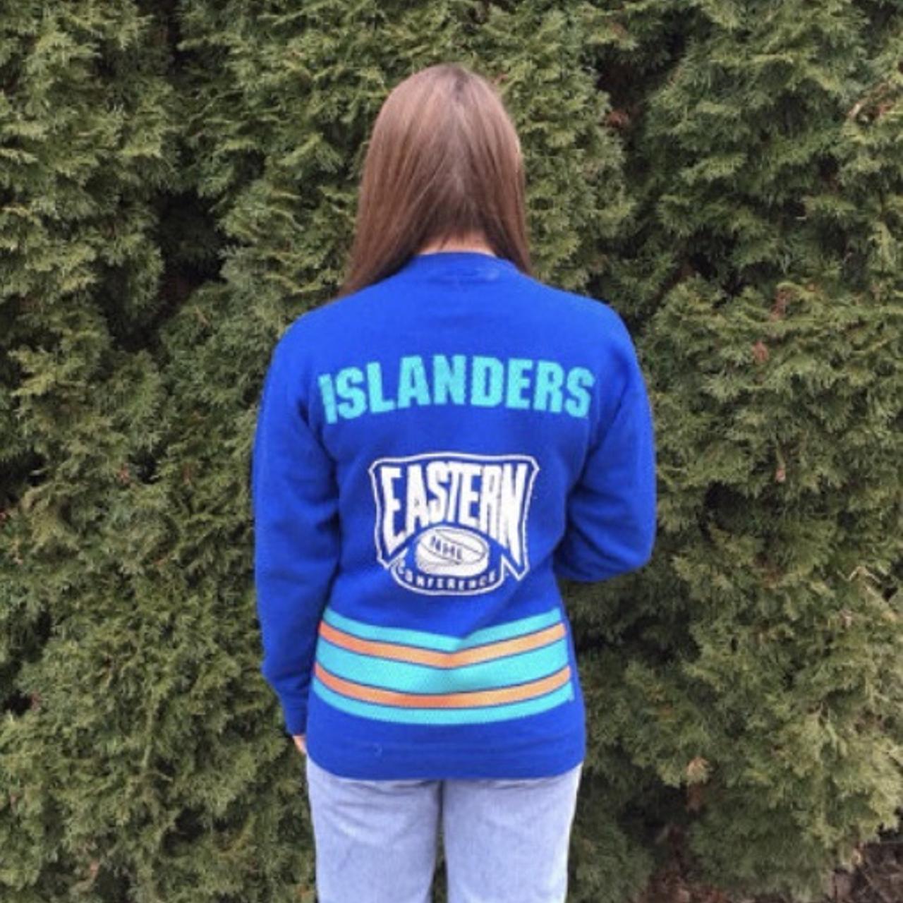 New York Islanders Vintage 80s Starter Sweatshirt - Depop