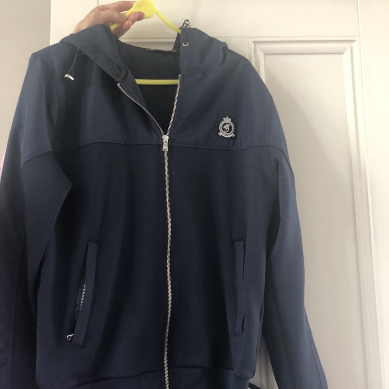 Benjart navy tech tracksuits Size medium Depop