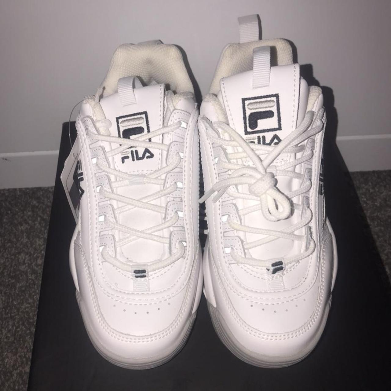 size 3 fila trainers