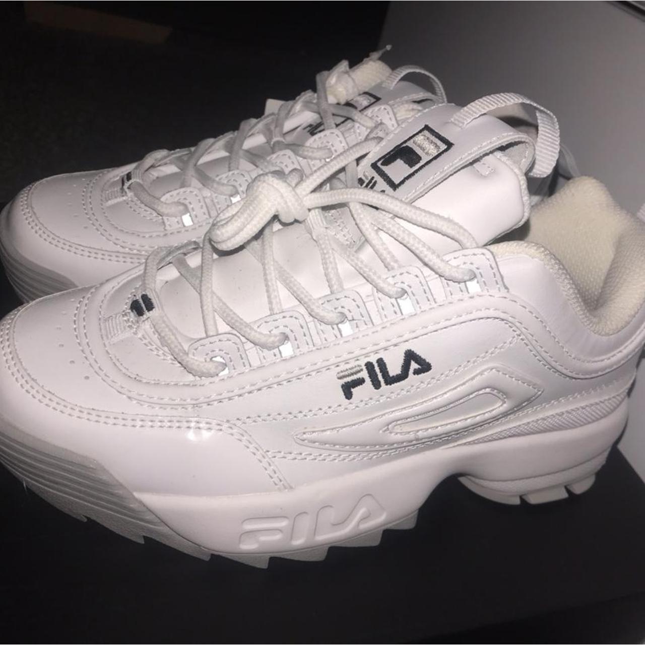size 3 fila trainers