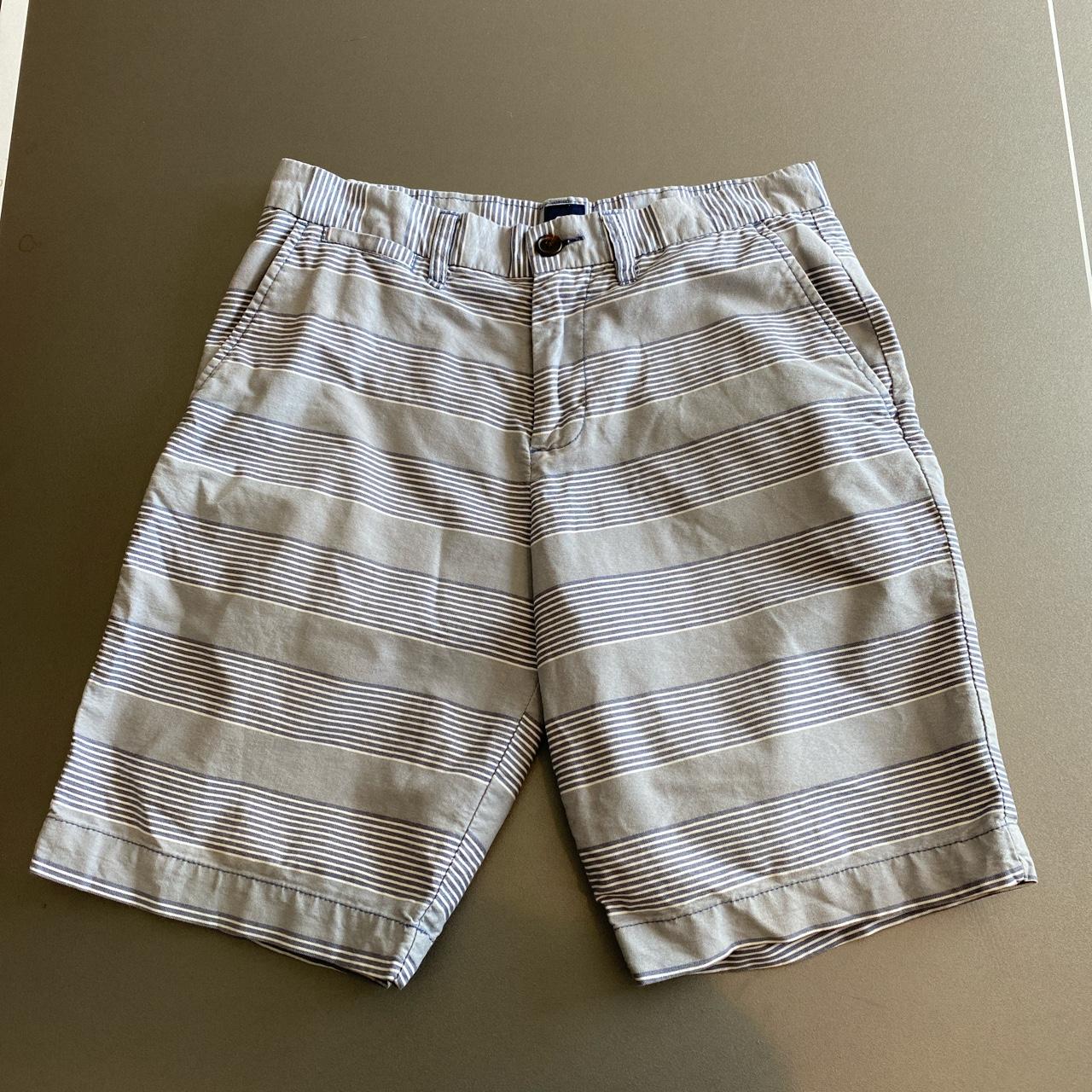 Gap. Ultra-versatile “Slim Oxford Shorts” with... - Depop