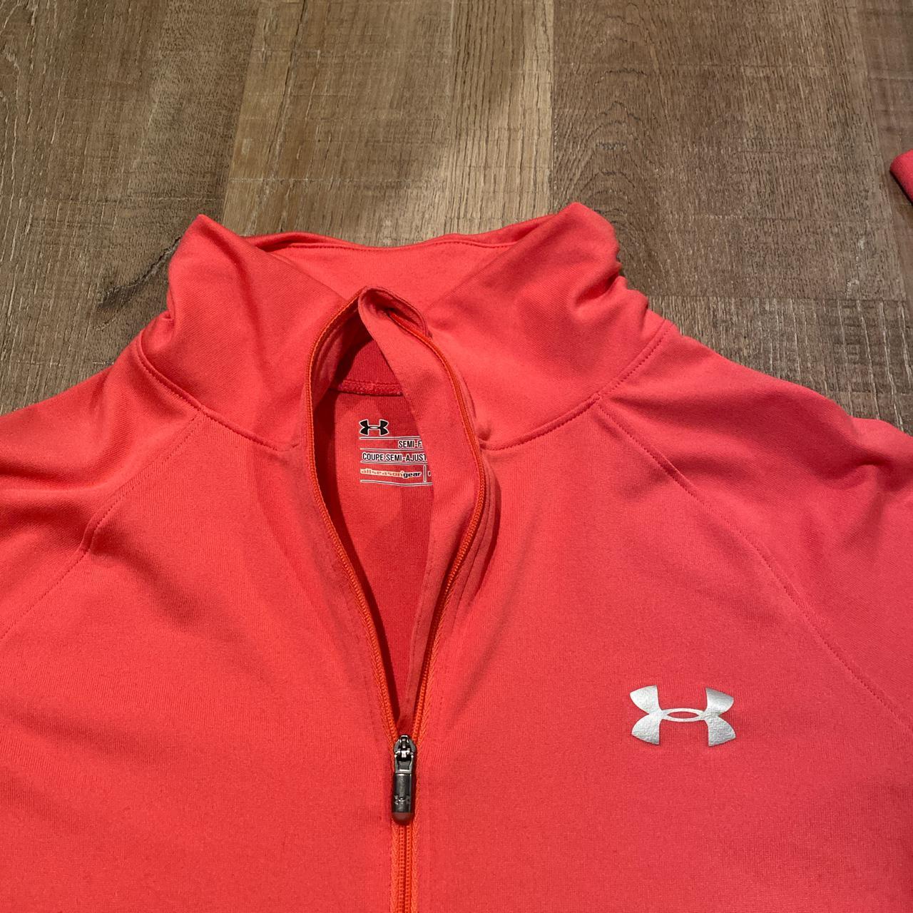 UnderArmour. Zip-front pullover sweatshirt jacket... - Depop