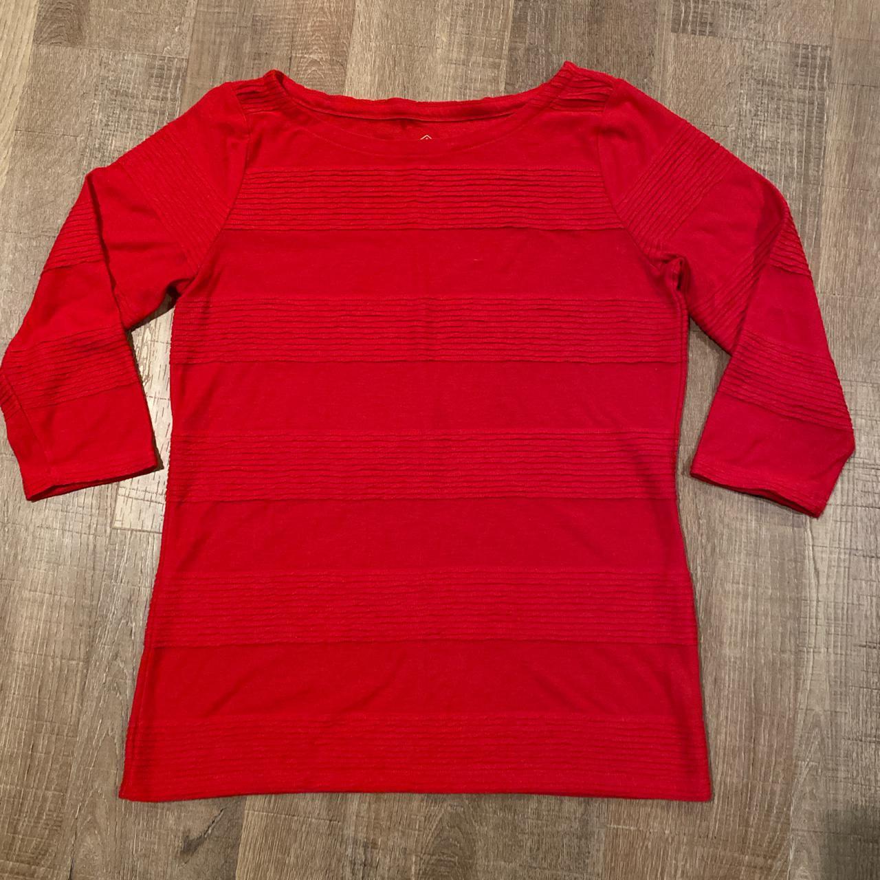 St. John's Bay Women's Red Shirt | Depop