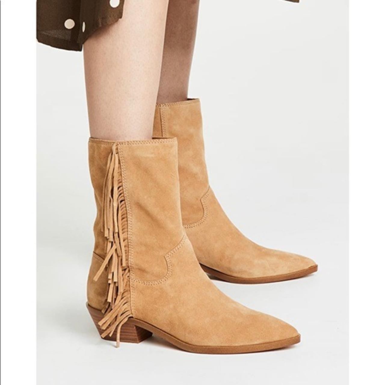 rebecca minkoff fringe boots