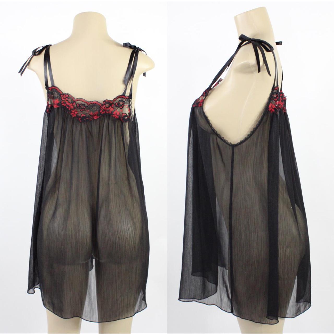 Product Image 2 - Vintage red and black sheer