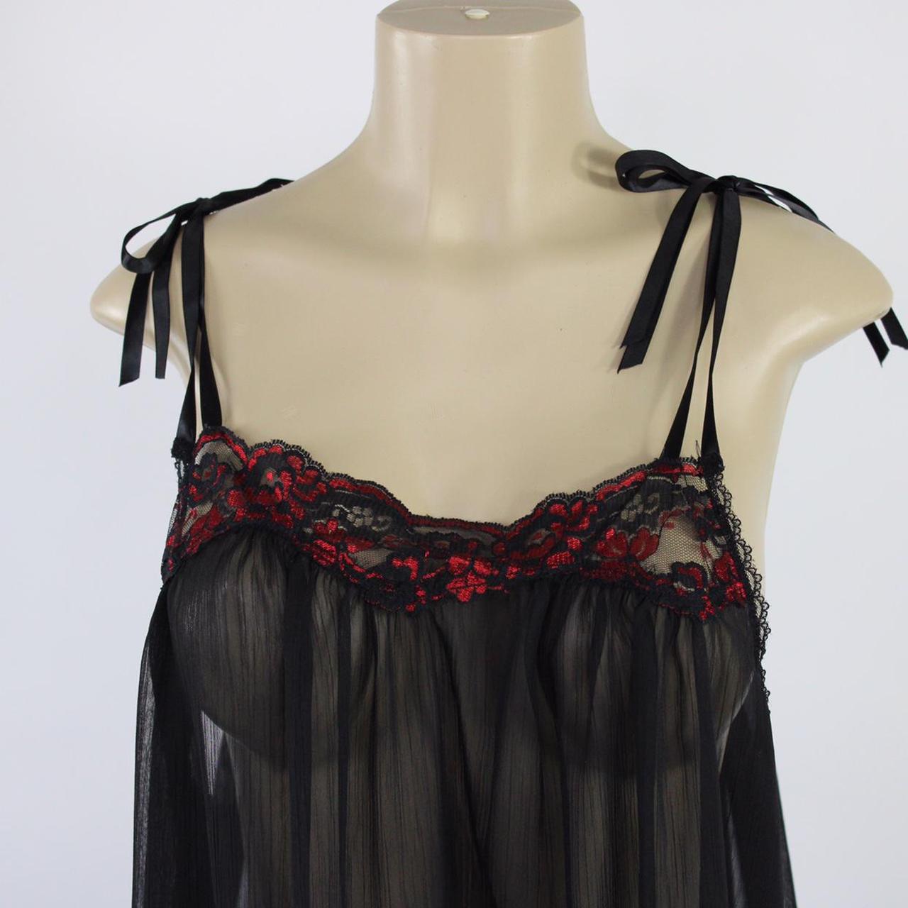 Product Image 3 - Vintage red and black sheer