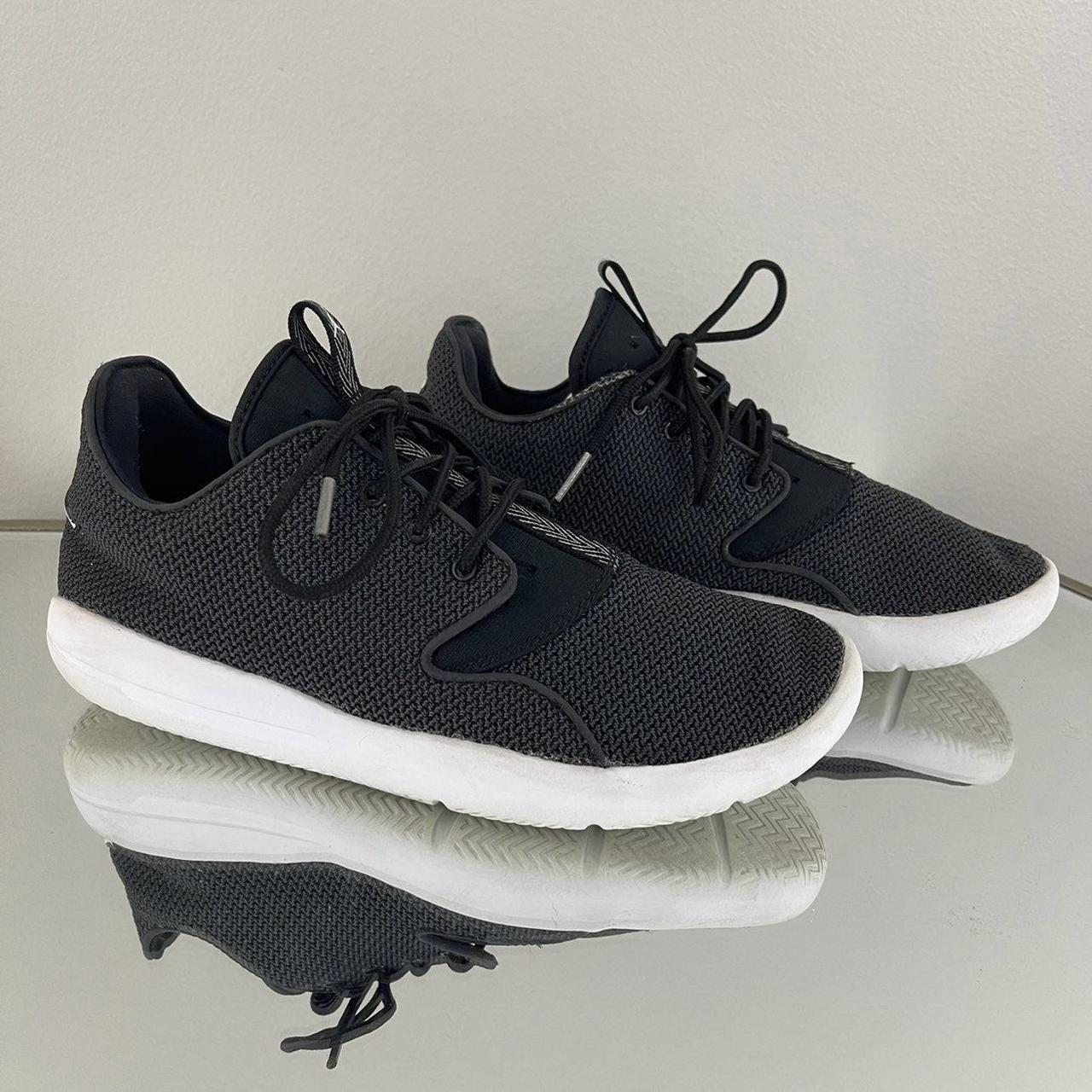 Jordan Women's Black and White Trainers | Depop