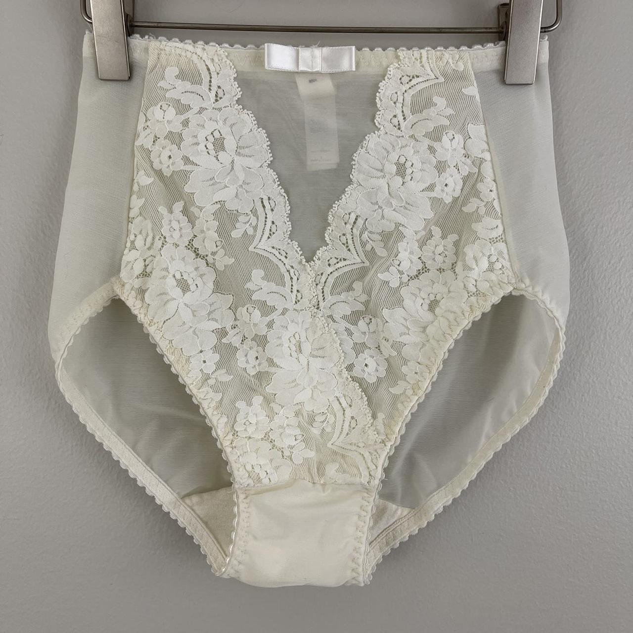 Women's Panties High Waist Briefs Mesh Underwear Retro