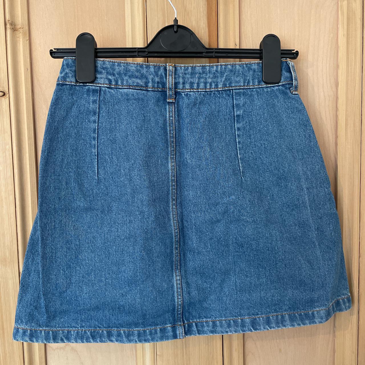 h-m-divided-range-denim-button-up-a-line-skirt-size-8-depop