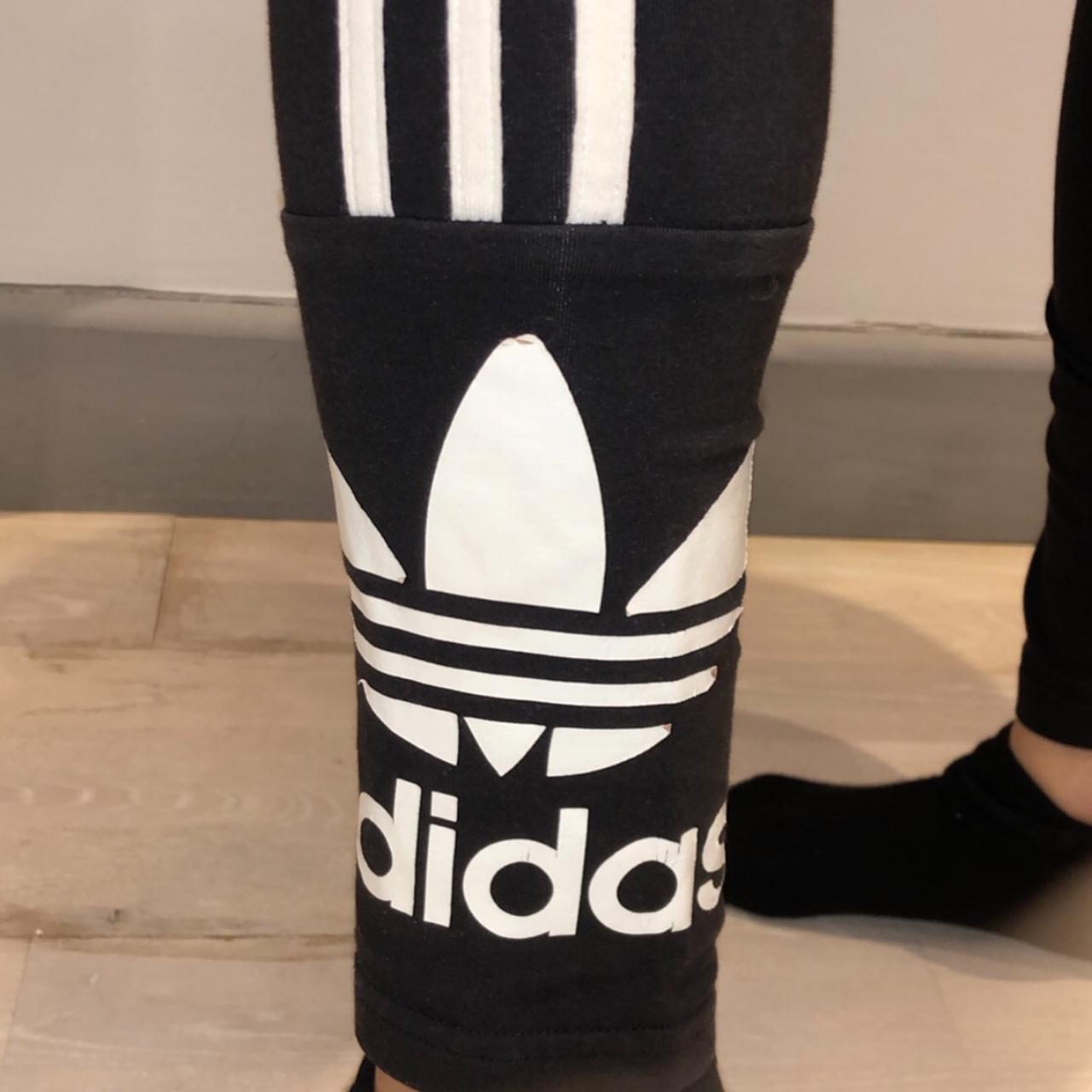 Adidas Originals Women’s BERLIN LEGGINGS-Black Wet Small [US Seller] Shiny