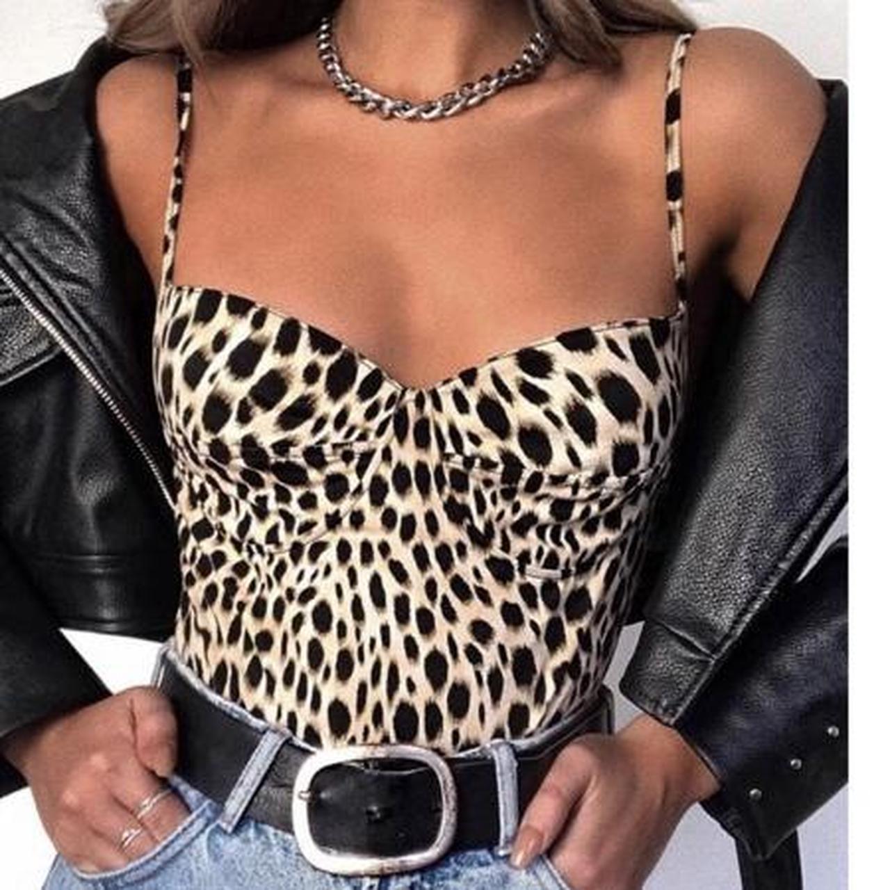 motel leopard bodysuit