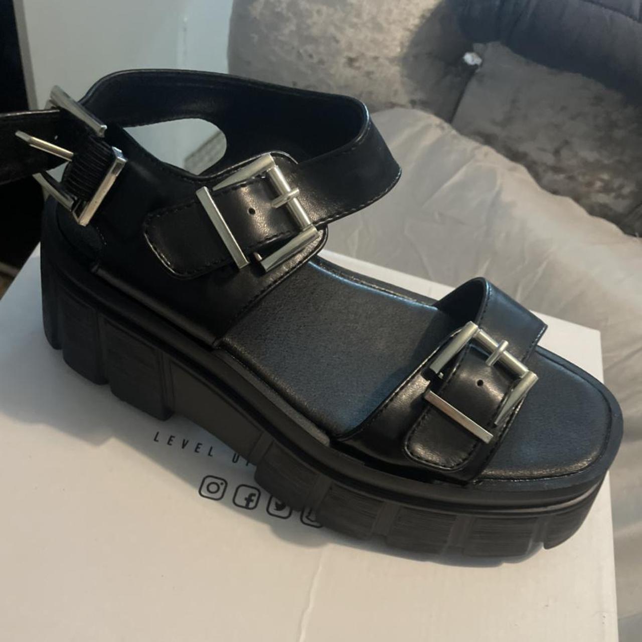 Size 5 platform sandals selling as I bought 2 by... - Depop