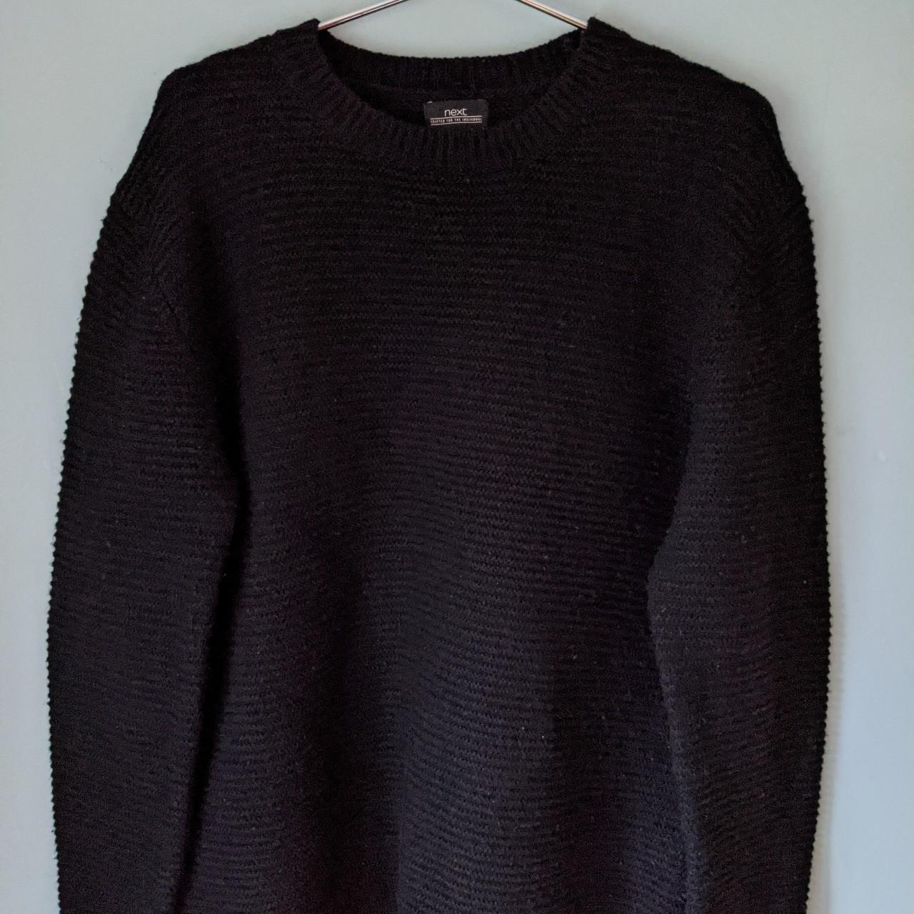 Black Next woolly jumper, very warm, perfect for... - Depop