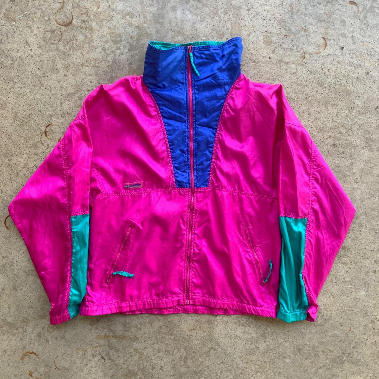 retro columbia windbreaker