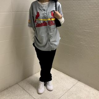 Super cute baseball jersey dress by Champion Size - Depop