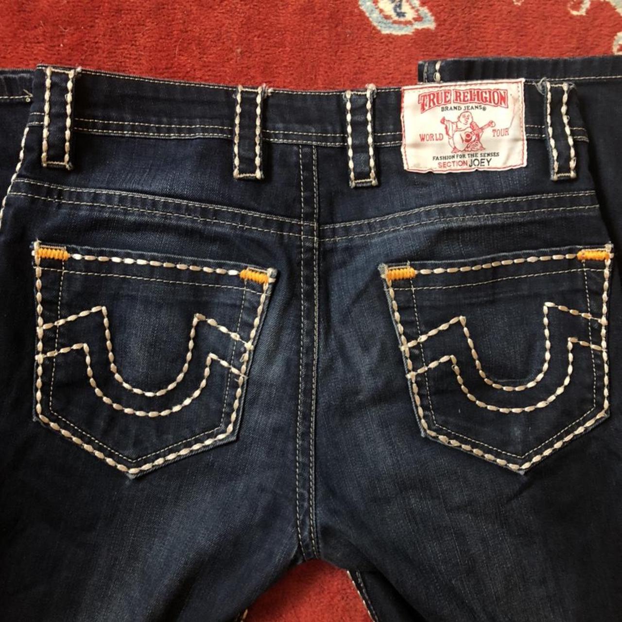 dark blue true religion jeans