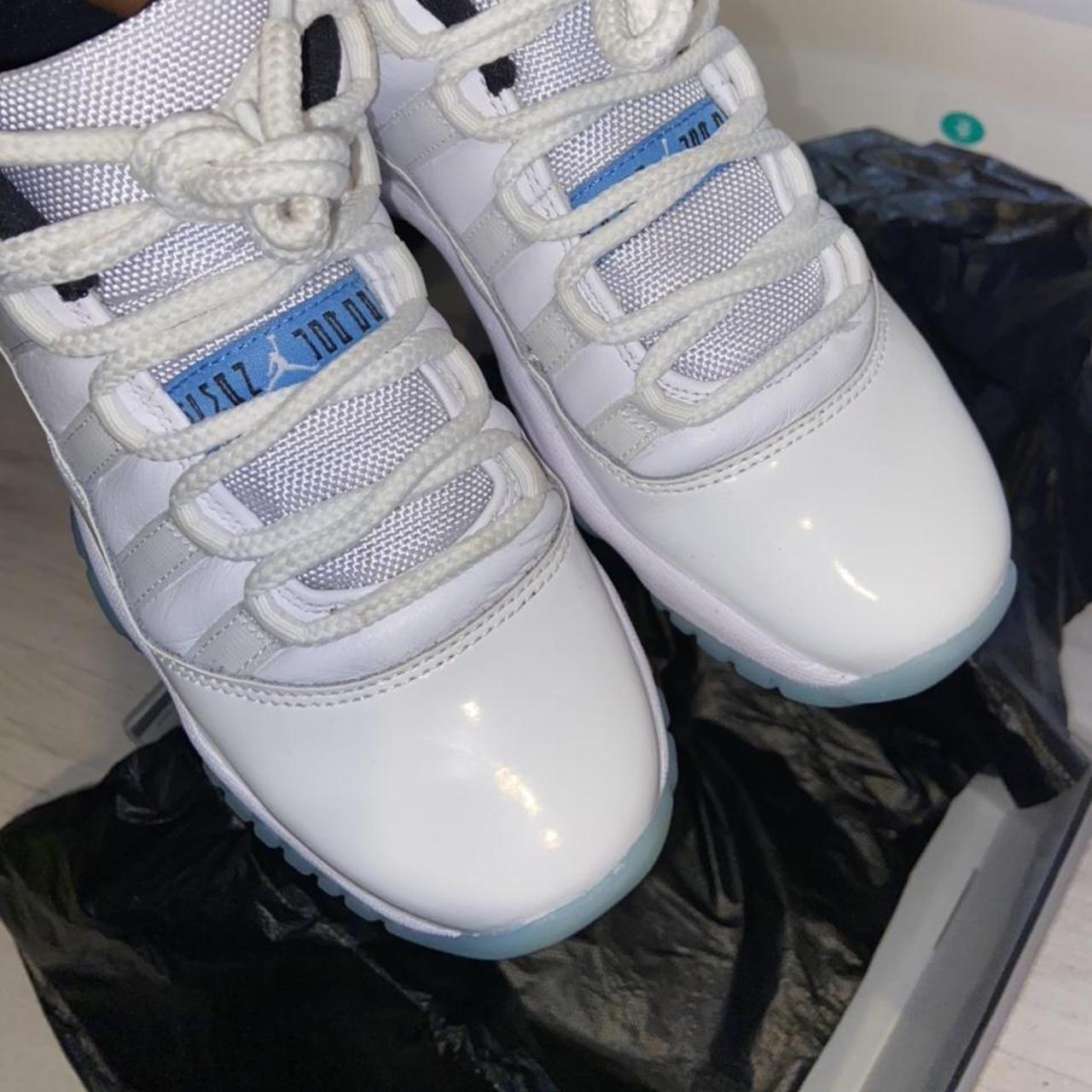jordan 11 blue and white