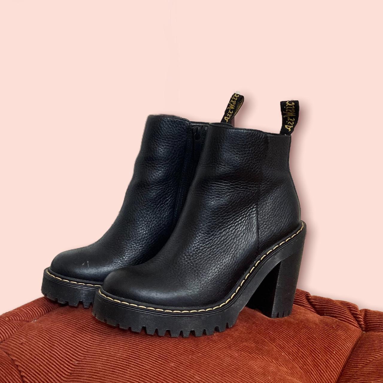 heeled boots dr martens