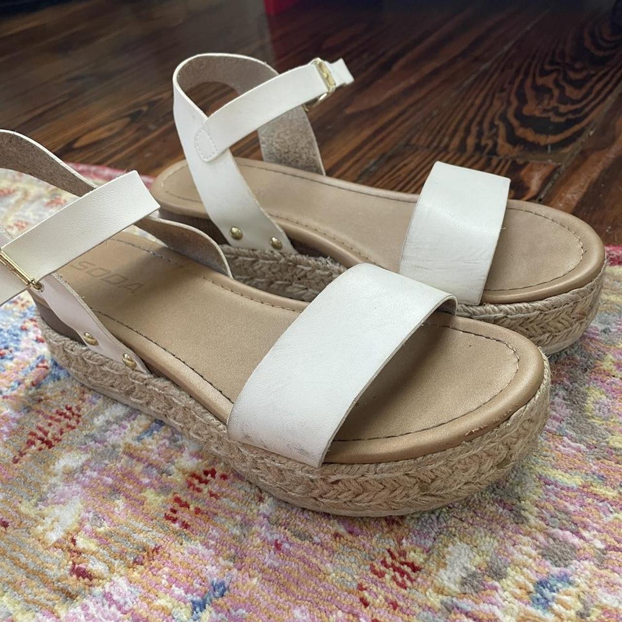 White wedge hot sale sandals target