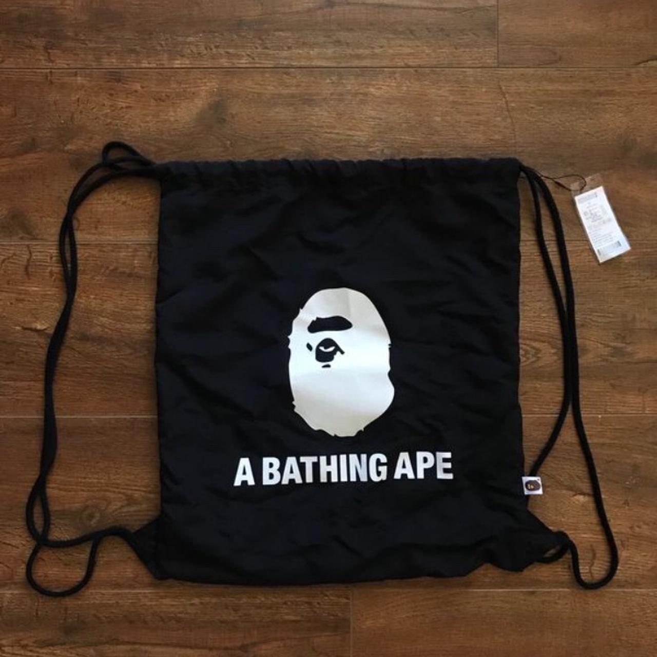 Bape drawstring bag best sale