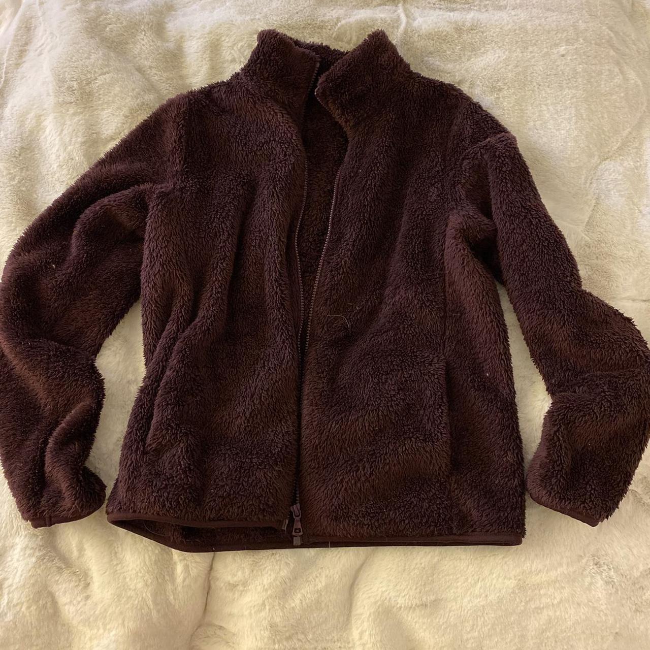 fuzzy uniqlo jacket