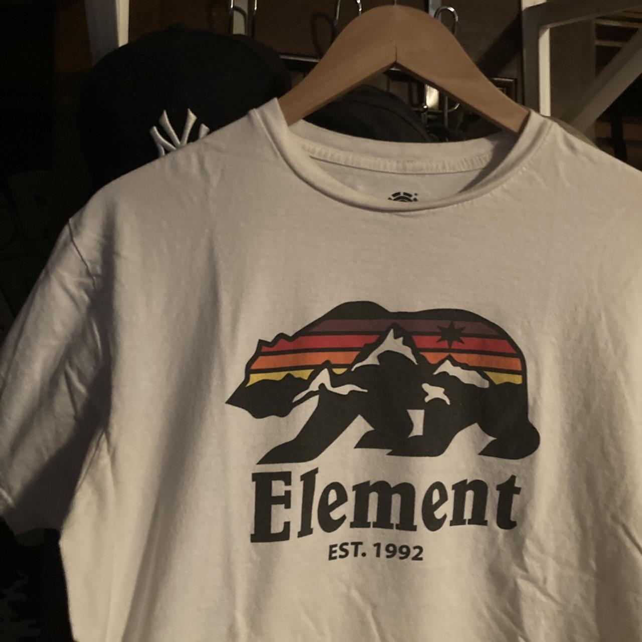 T shirt element discount homme