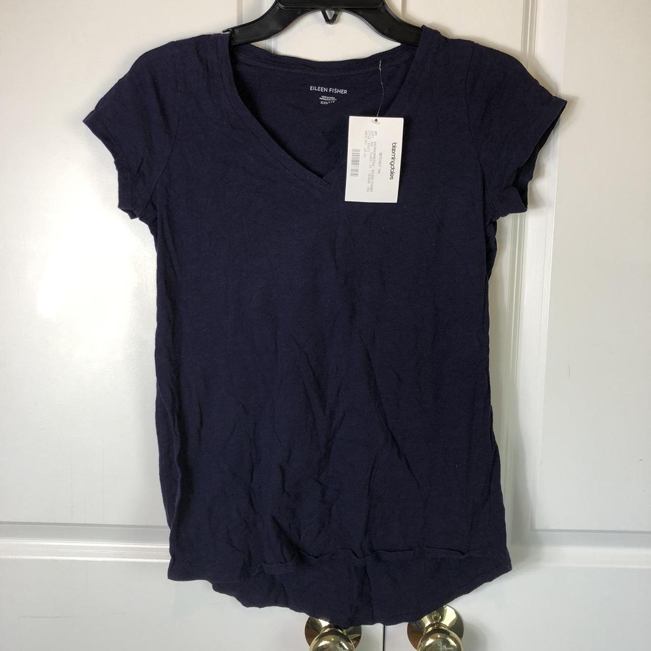 Eileen Fisher Navy Blue Shirt Brand new ! Tags... - Depop