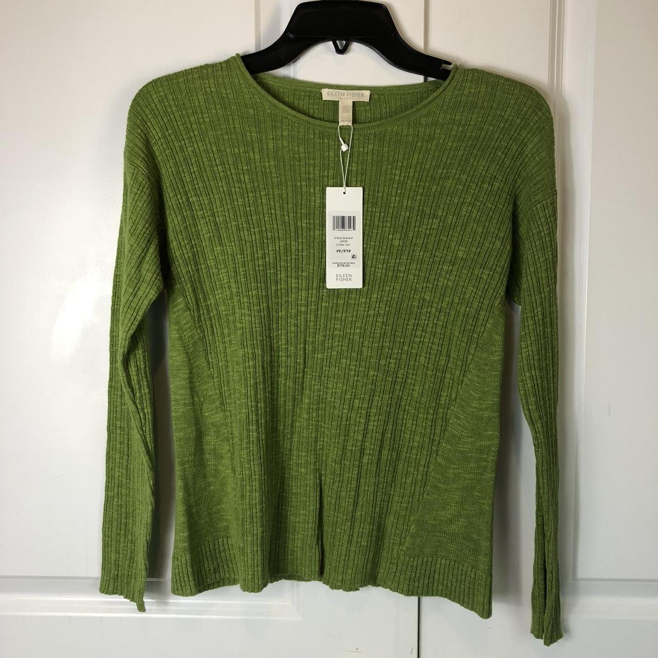 Eileen fisher outlet green sweater