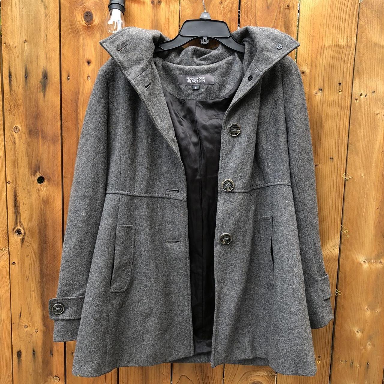 Kenneth cole grey on sale coat