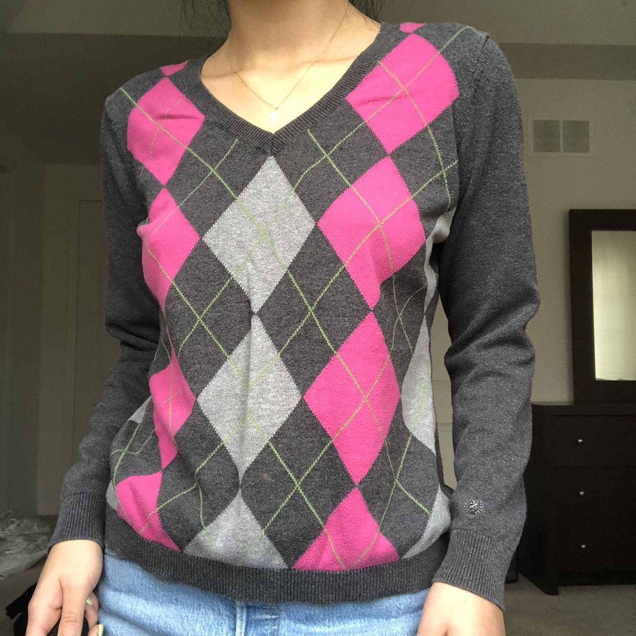 Izod argyle clearance sweater