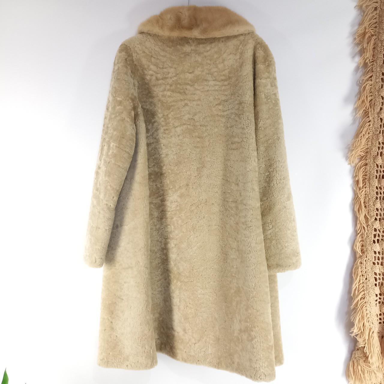 Amazing vintage 60s 70s Cream Genuine Sherpa sheared... - Depop