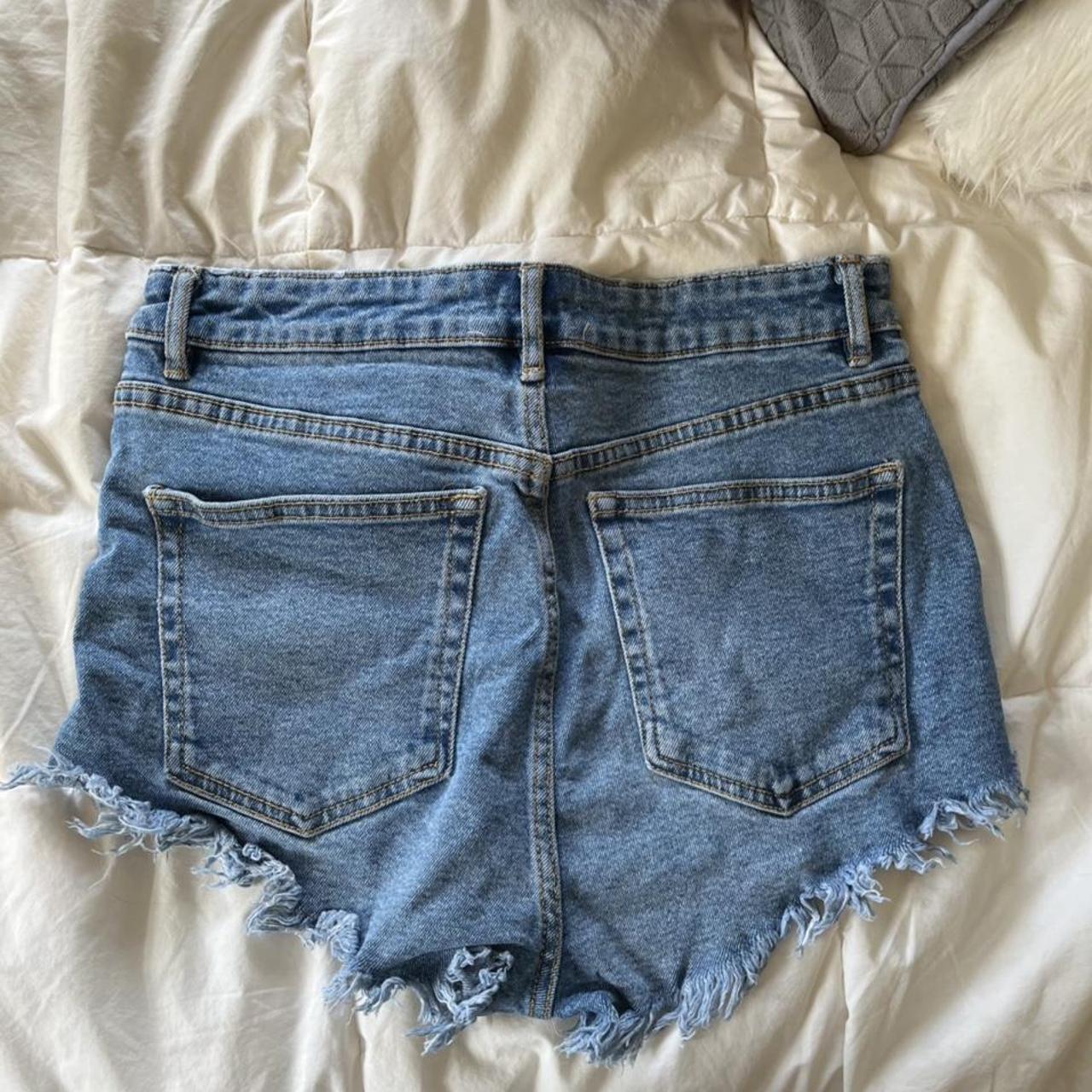 Zara Women's Blue Shorts | Depop