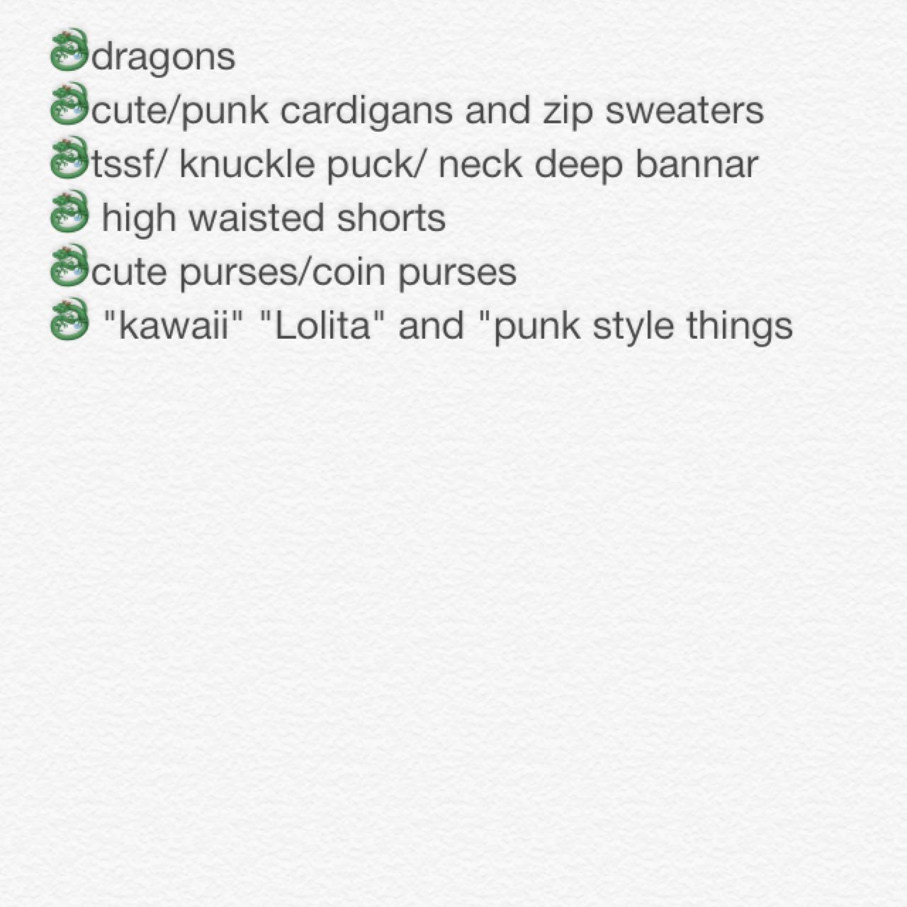 Wish list 💗💕 tag people or yourself... Depop