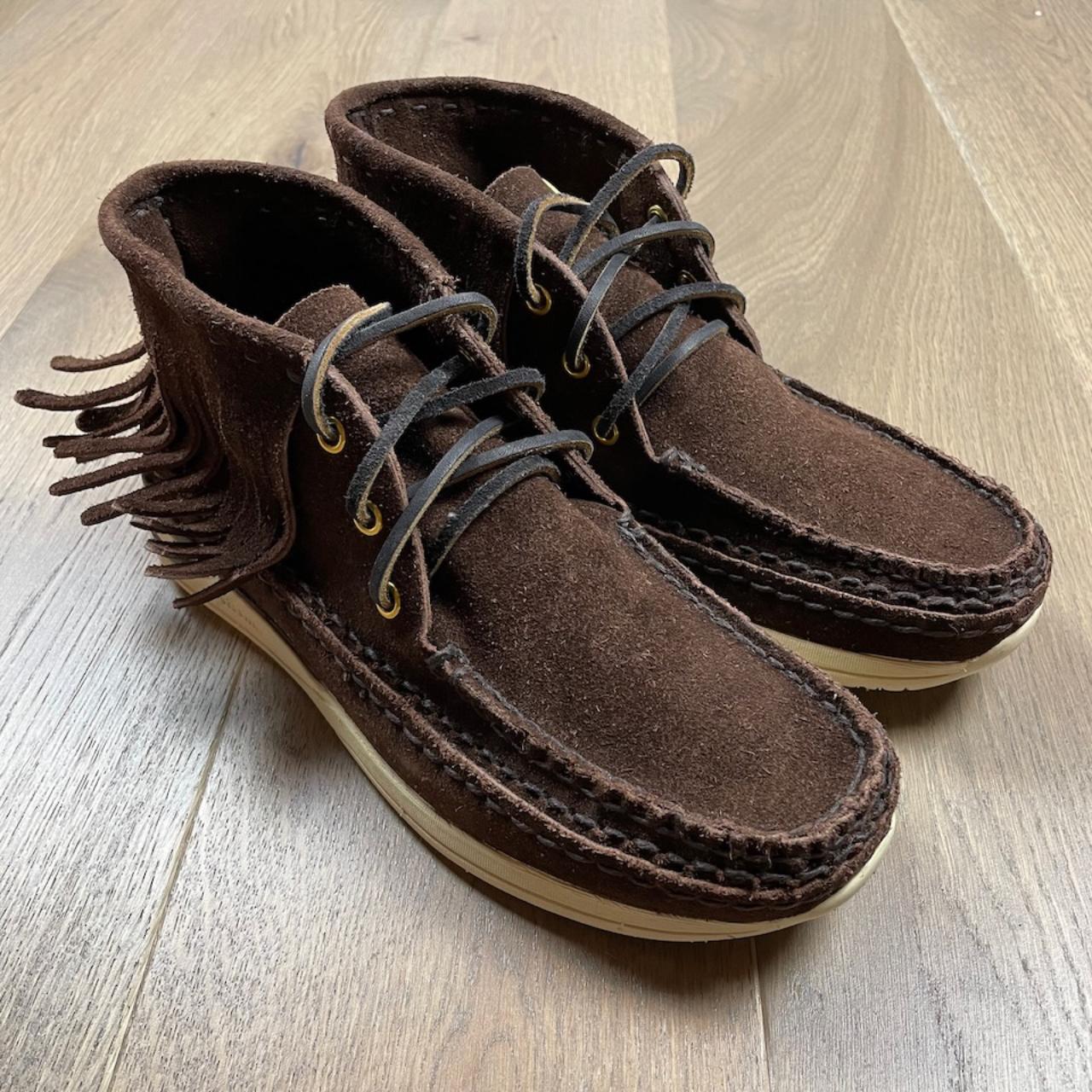 Mens Visvim Voyageur Moc Shaman Folk Boots... - Depop