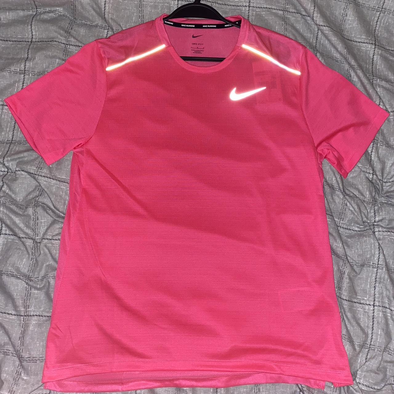 Nike Miler Tee 1.0 - Hot Pink 2 Larges available... - Depop