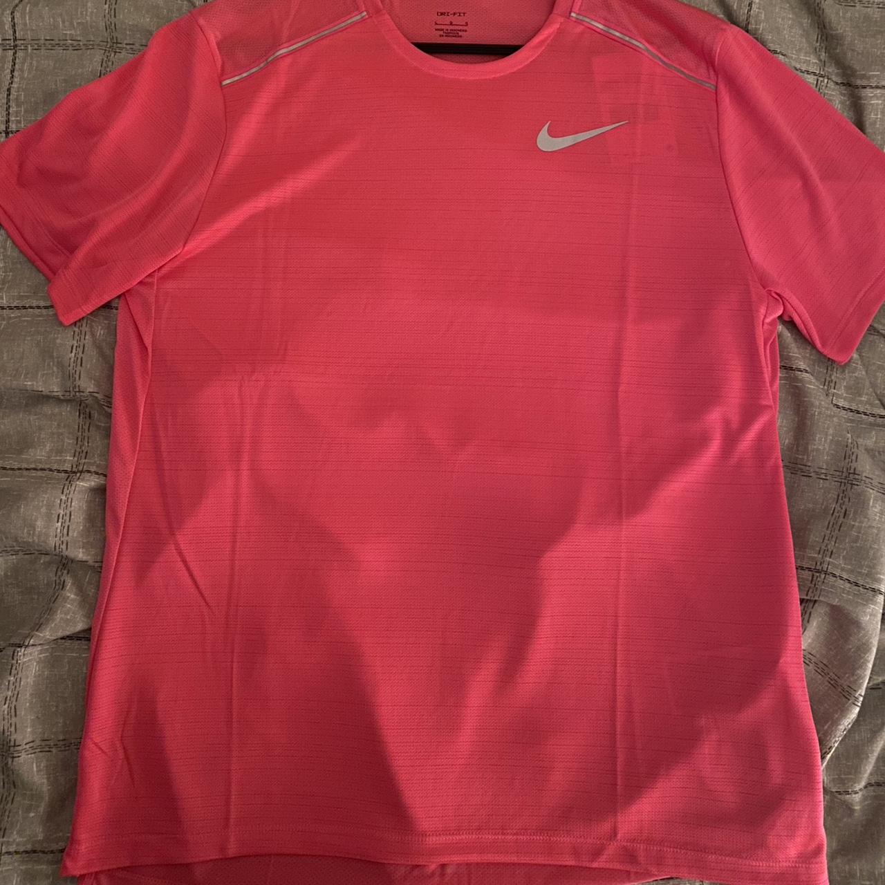 Nike Miler Tee 1.0 - Hot Pink 2 Larges available... - Depop