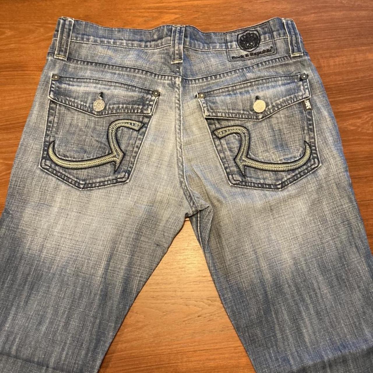 Rock and Republic Men's Navy and Blue Jeans (2)