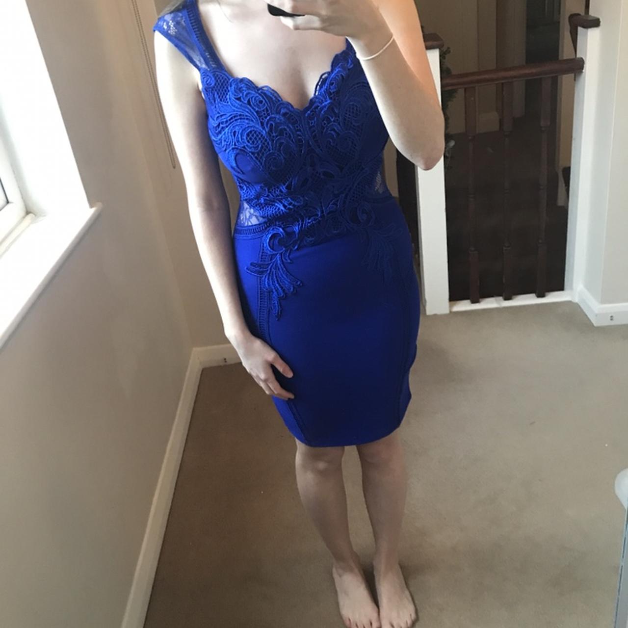 Lipsy blue bodycon outlet dress