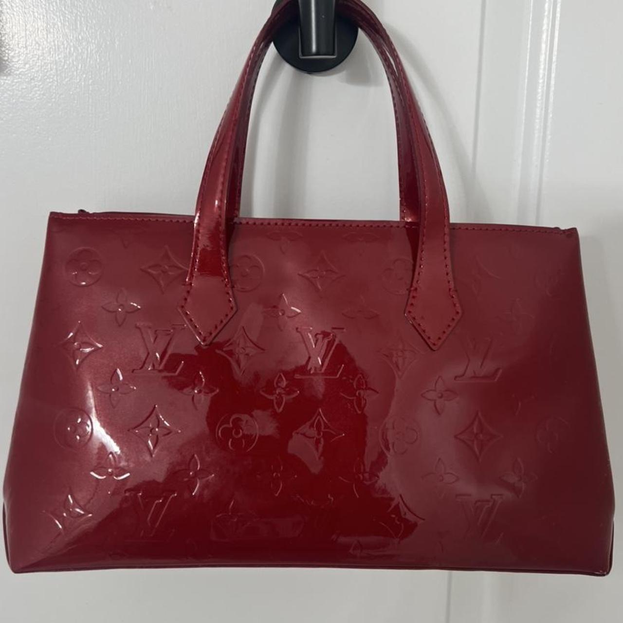 Louis Vuitton Monogram Vernis Wilshire Top Handle - Depop