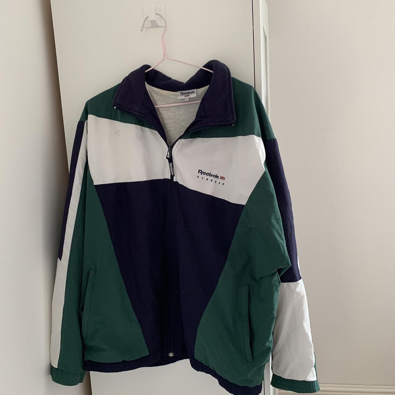 Reebok classic store jacket green