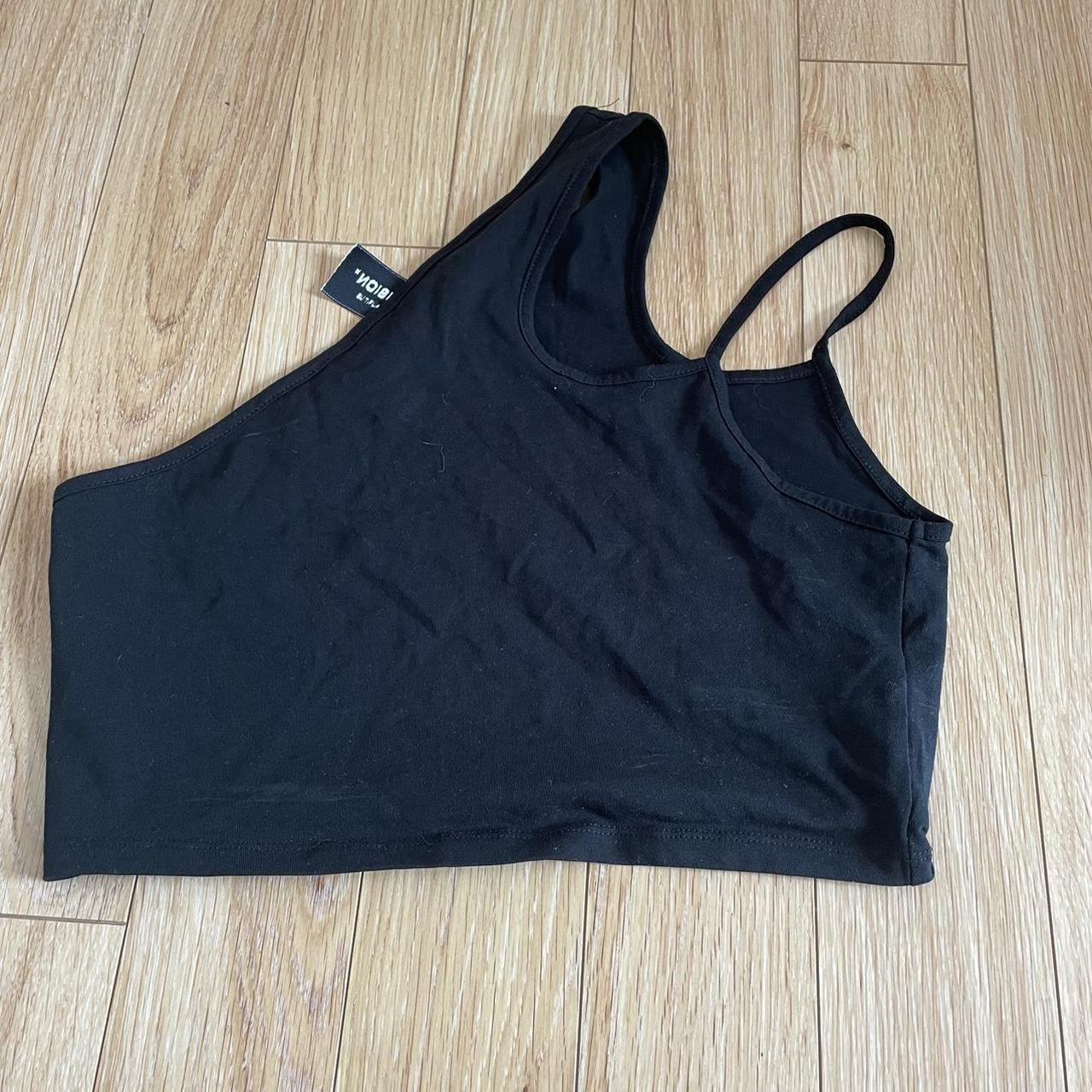 Selling this black collusion crop top, size 12. Just... - Depop