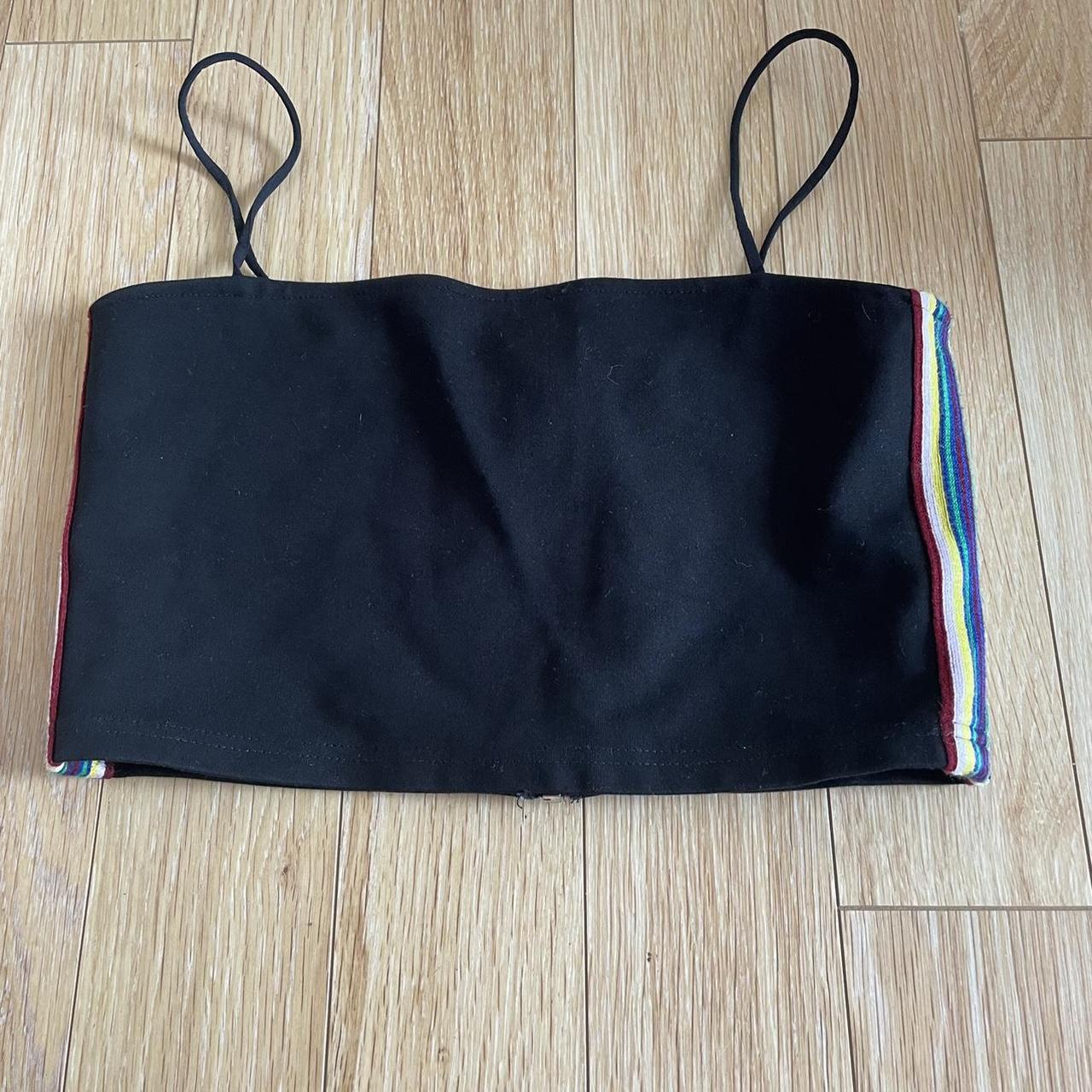 Urban outfitters size small crop top with detailing... Depop