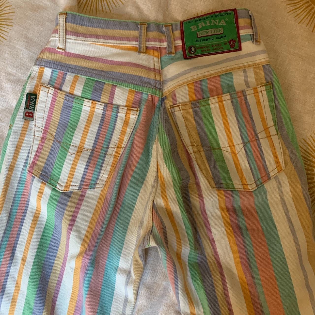 Vintage striped hot sale jeans depop