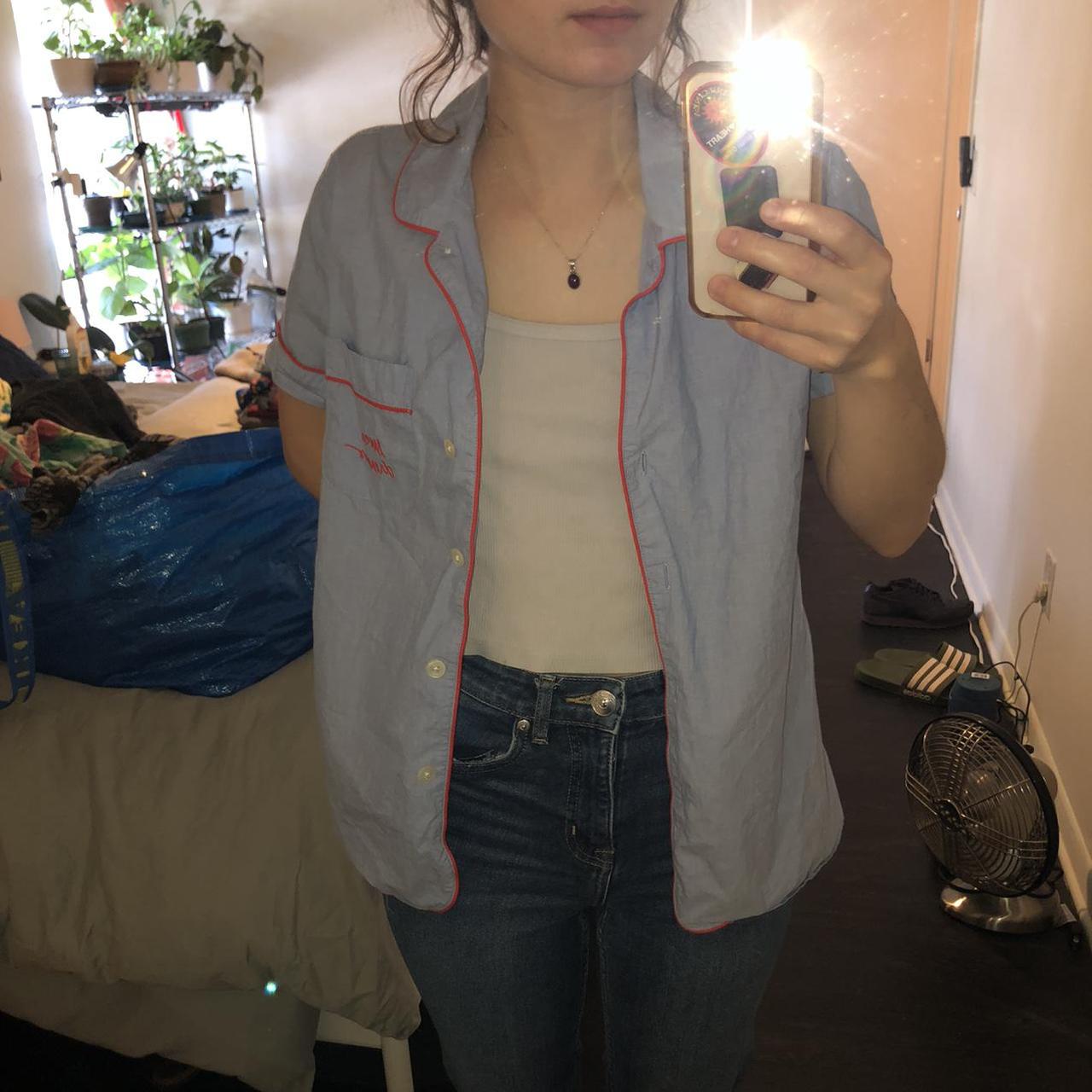 Light blue J Crew short sleeve button up “Sweet... Depop