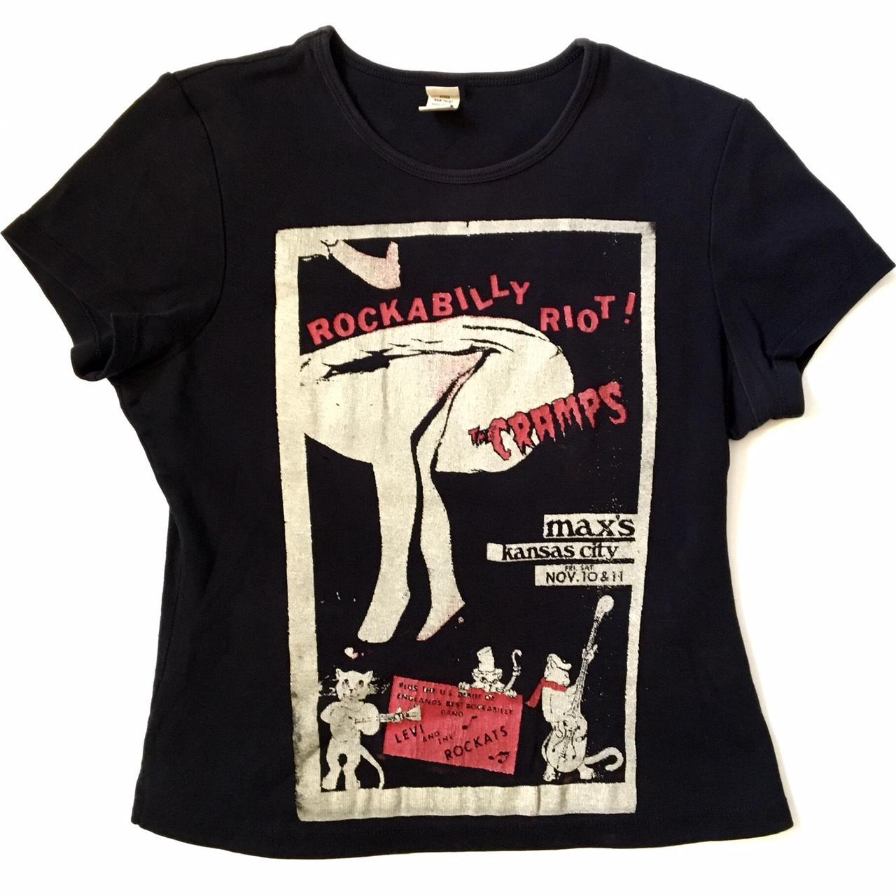 RARE VINTAGE CRAMPS T-SHIRT! ðµRockabilly Riot! The - Depop