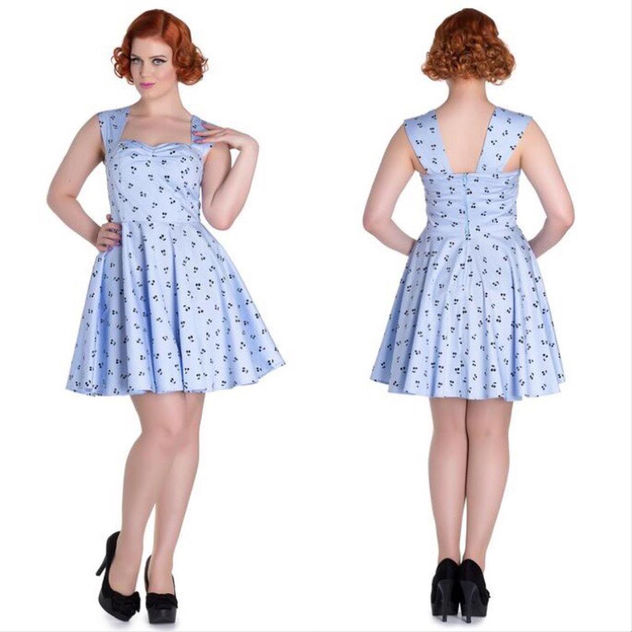 Hell Bunny 50’s 水玉赤黒ワンピース(XL)used美品未使用近 Hell Bunny 50's 水玉赤黒ワンピース(XL)used美品未使用近