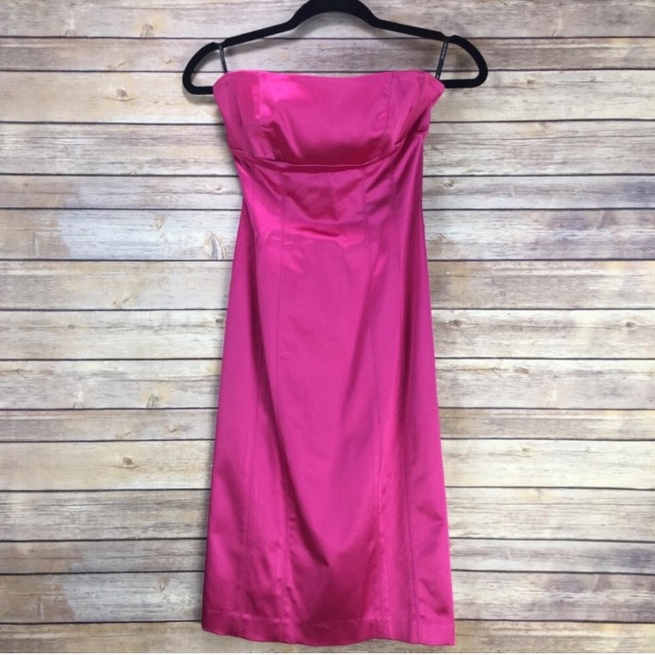 pink-satin-bebe-dress-lace-up-detail-in-the-back-depop