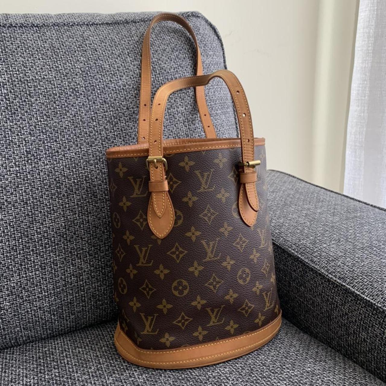 louis vuitton monogram petit bucket