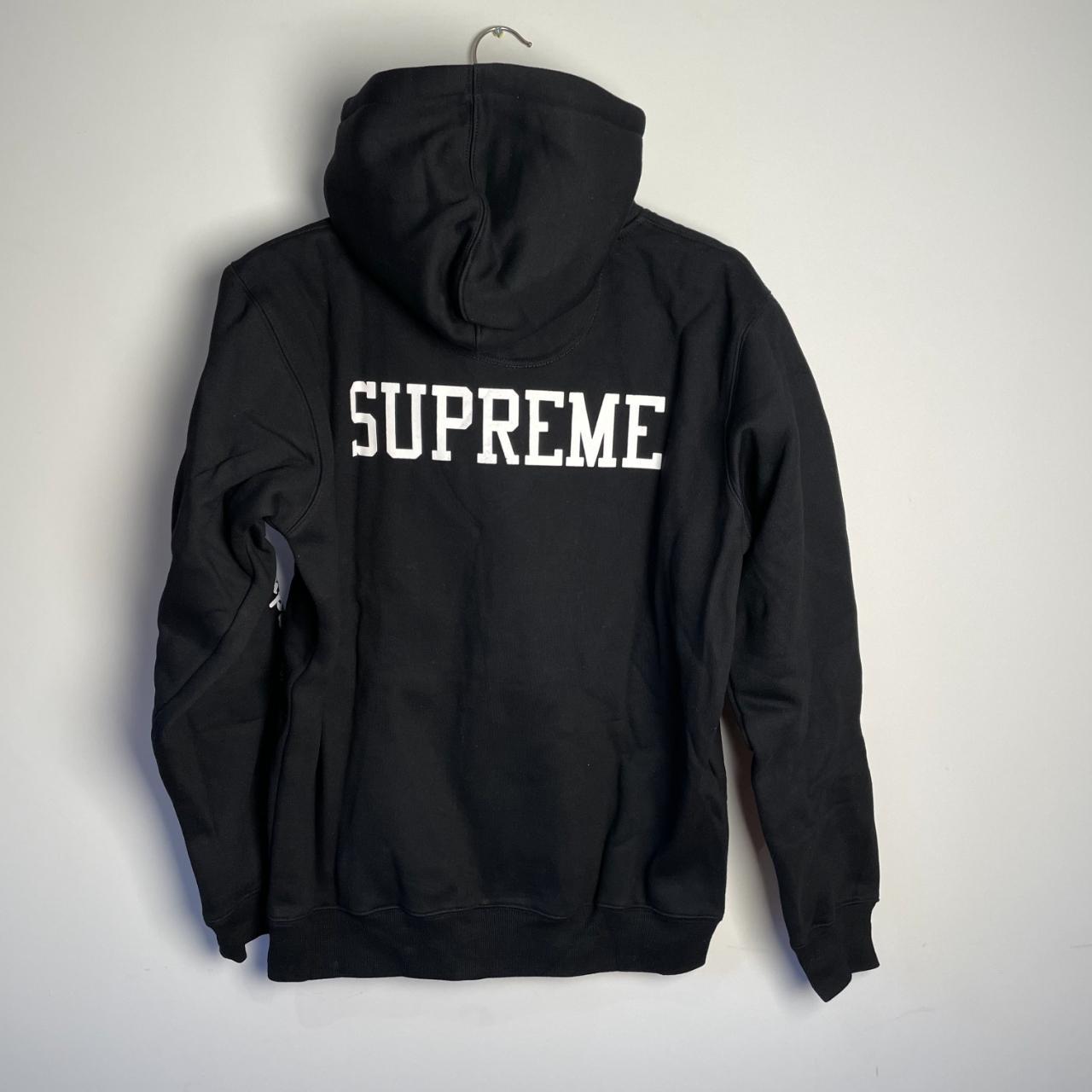 Supreme Champion SS16 Hoodie Black Depop