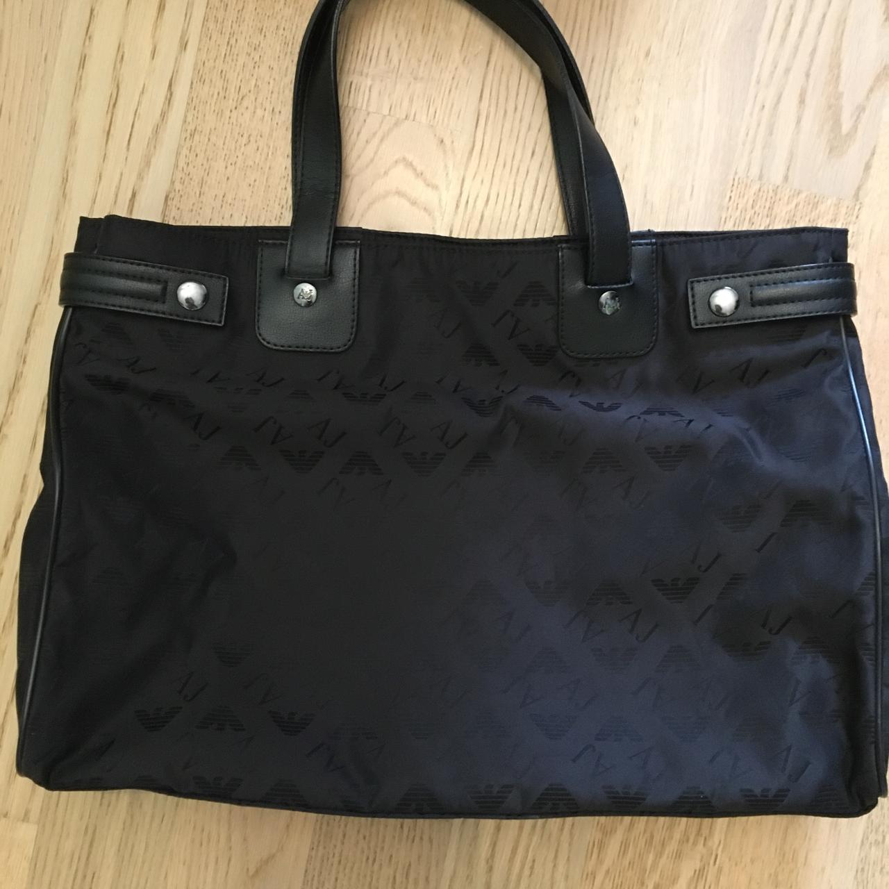 borsa armani tessuto